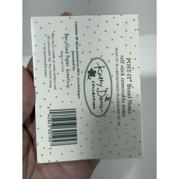 Post It Sticky Note Pad Lot of 2 Kathy Davis Dog Themed Can Never Have Too Many - Picture 5 of 6